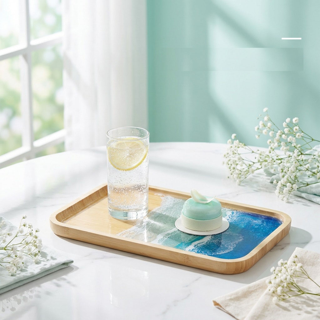 Epoxy Resin Ocean Art Decorati - đánh giá và giá Resin Art With Wood