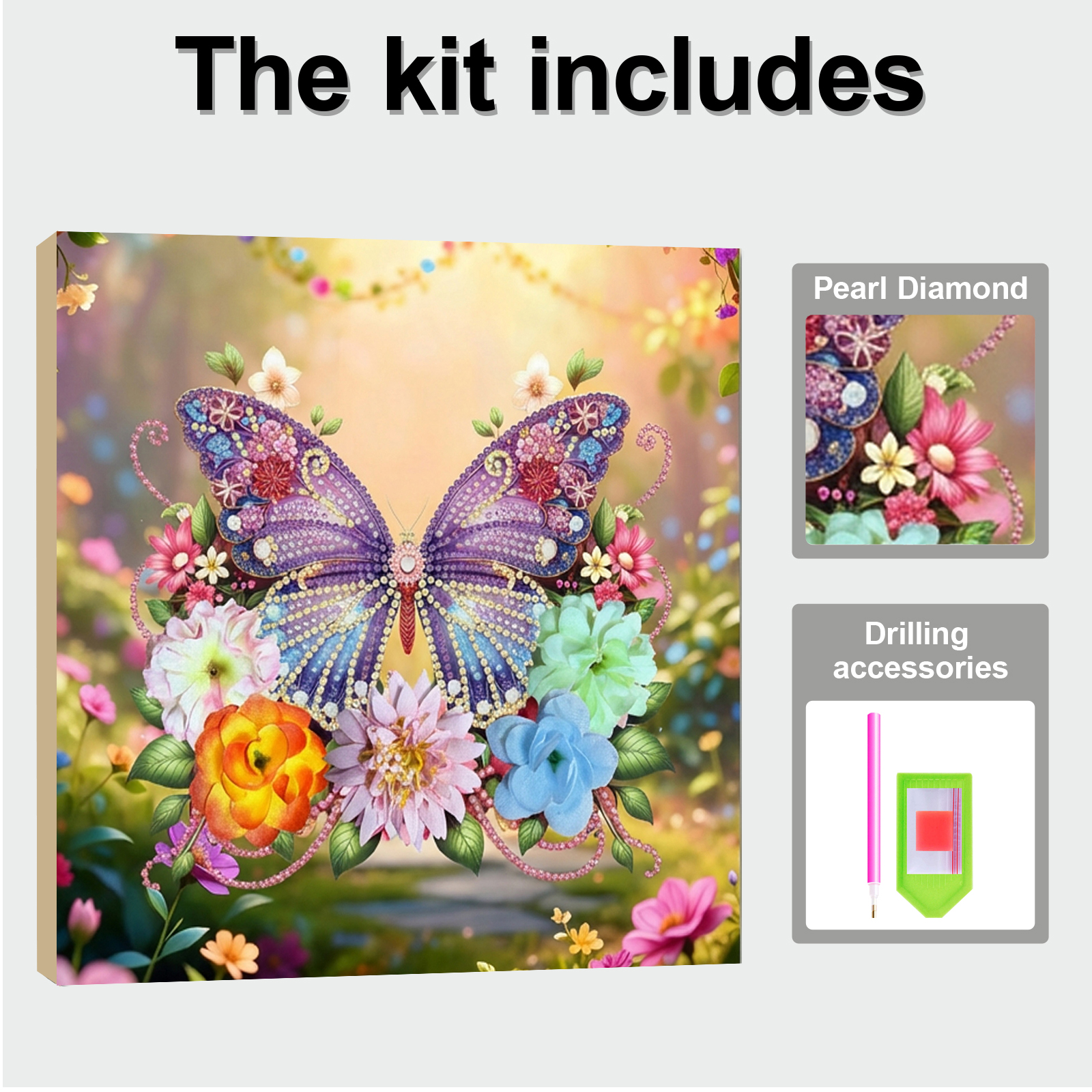 Butterfly DIY Diamonds Dots Ge - đánh giá và giá Resin Art With Wood