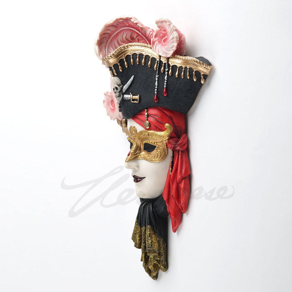 Venetian Pirate Carnival Mask  - đánh giá và giá Resin Art Gift For Wedding