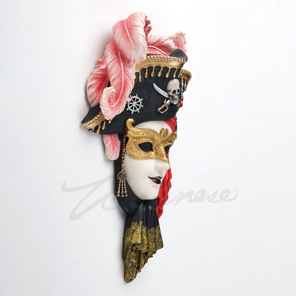 Venetian Pirate Carnival Mask  - đánh giá và giá Resin Art Gift For Wedding