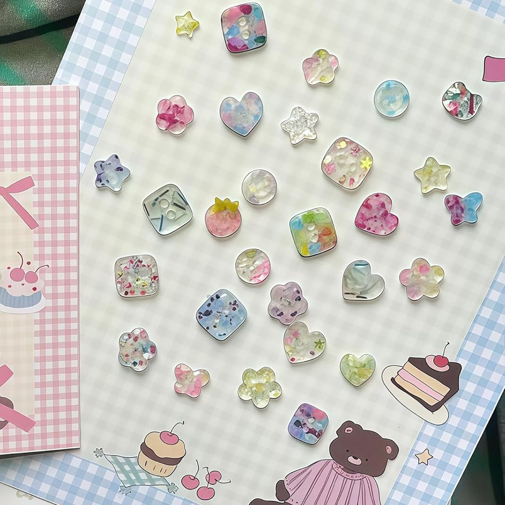 3D Buttons Nail Art Mold Silic - đánh giá và giá Resin Art Template
