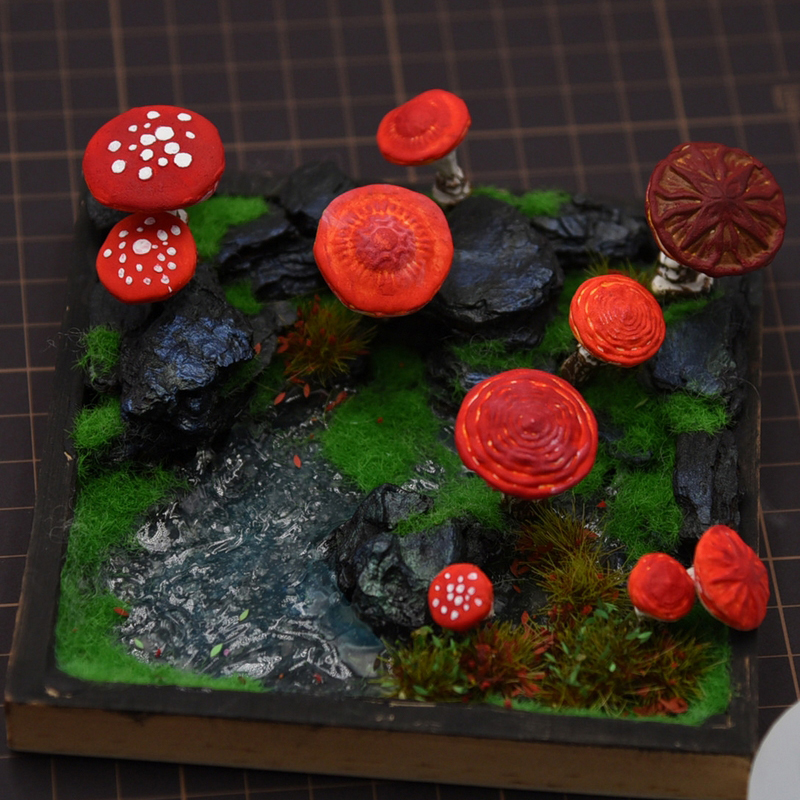 2pcs/set Mini Mushroom Silicon - đánh giá và giá Resin Art Mould
