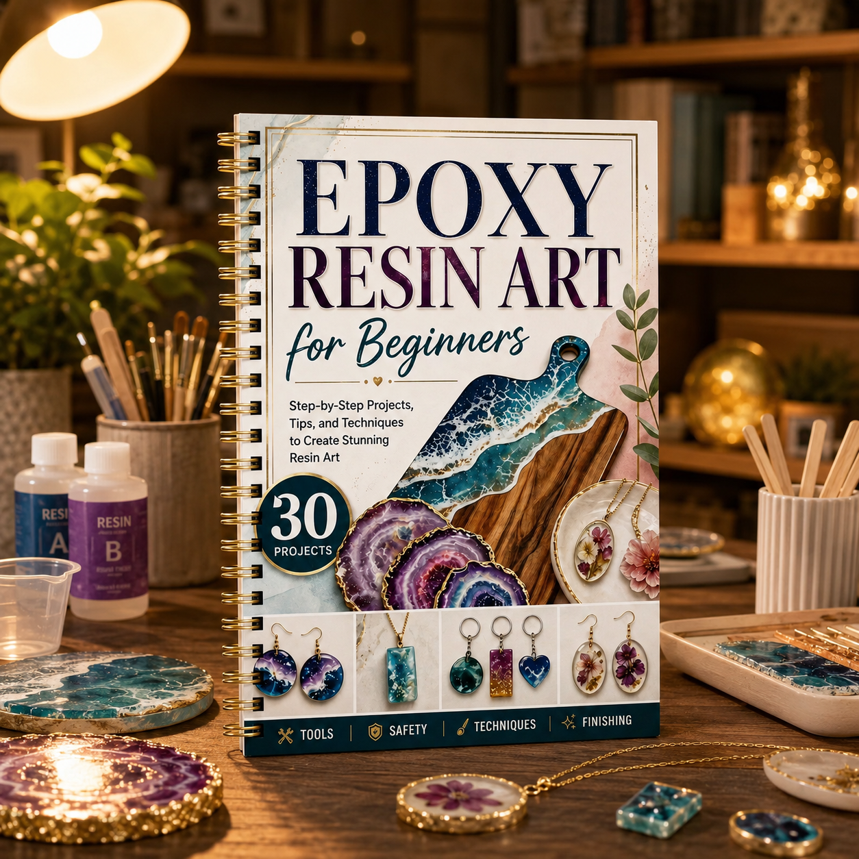 Epoxy Resin Art for Beginners, - đánh giá và giá Resin Art Guide Free