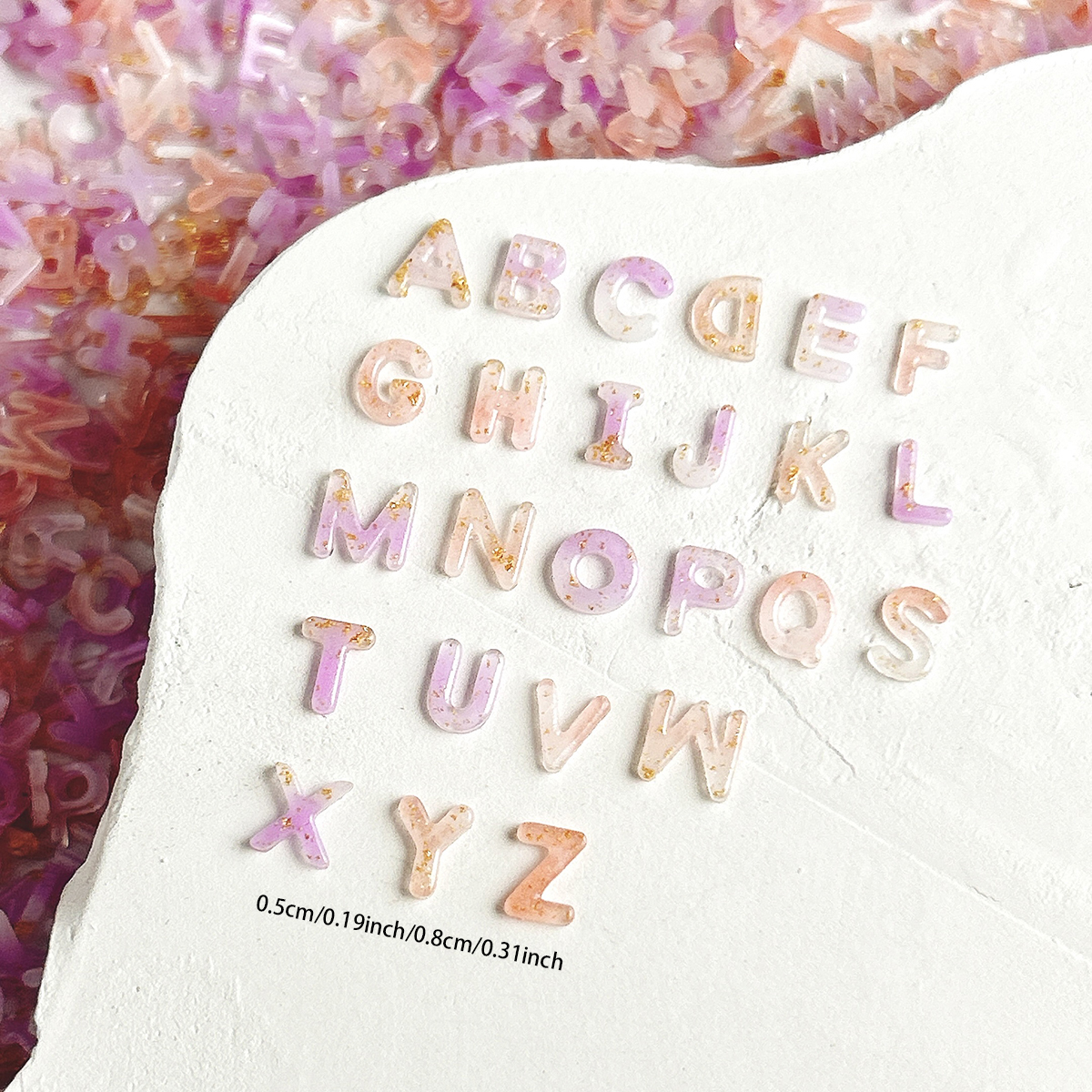 50PCS Luminous Gold Foil Gradi - đánh giá và giá Resin Art Name