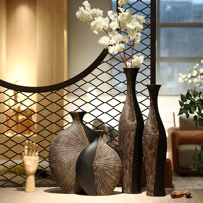 Retro Tall Resin Floor Vase, E - đánh giá và giá Background Resin Art