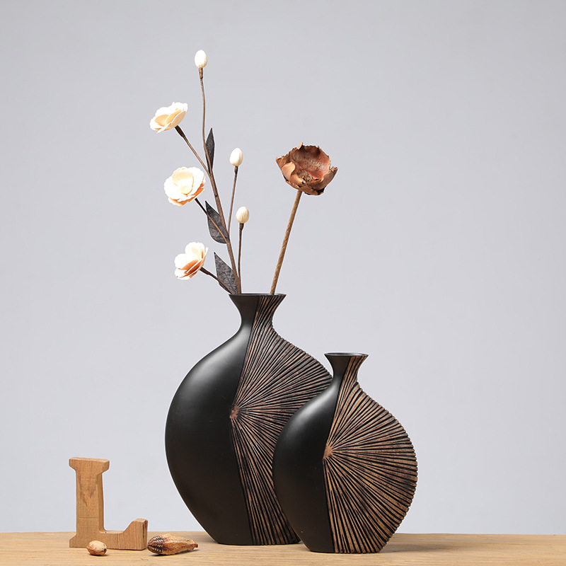 Retro Tall Resin Floor Vase, E - đánh giá và giá Background Resin Art