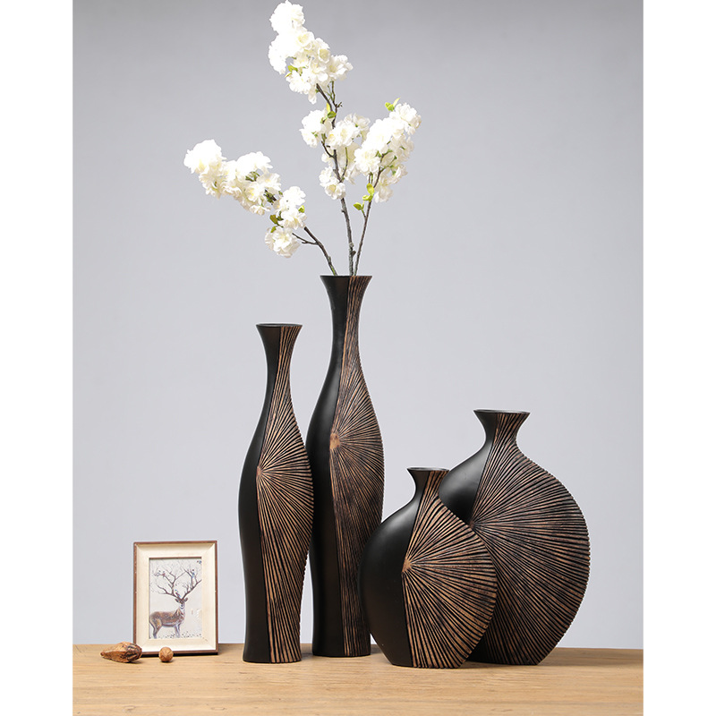 Retro Tall Resin Floor Vase, E - đánh giá và giá Background Resin Art