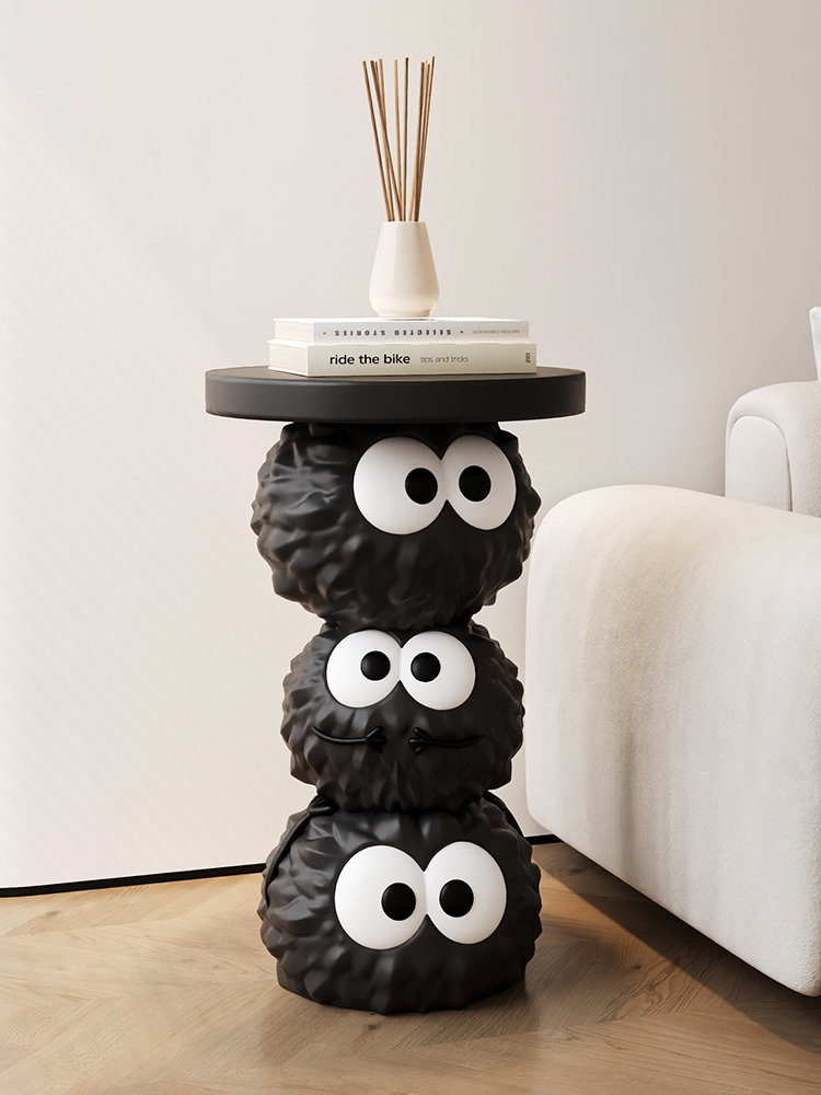 Creative Cartoon Coal Ball Cof - đánh giá và giá Resin Art Coffee Table