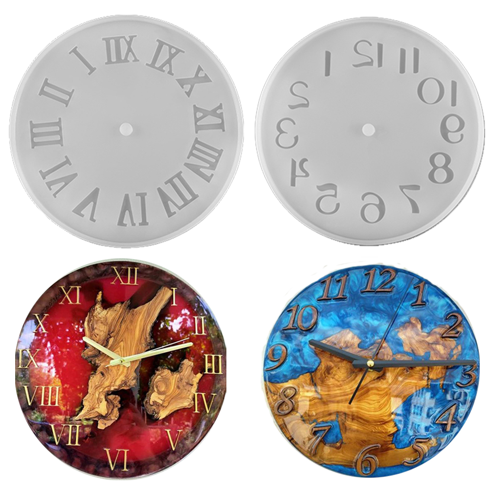 Clock Resin Molds Arabic Roman - đánh giá và giá Resin Art Template