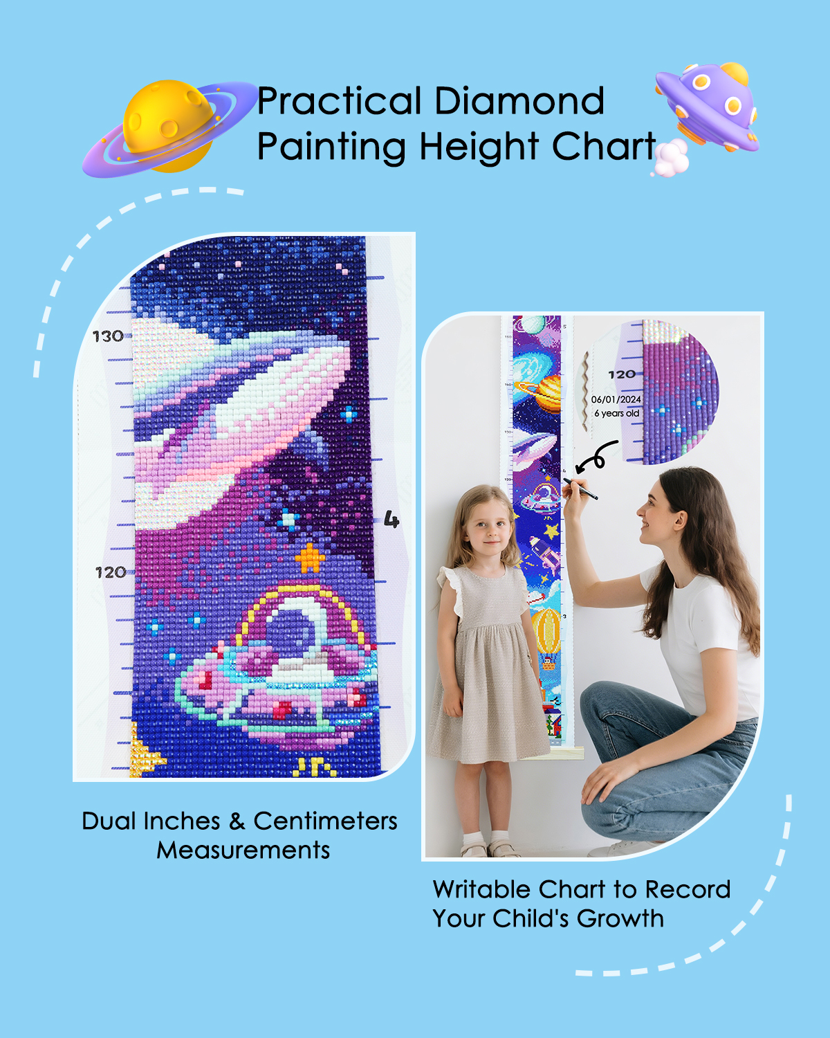 ForeverYoung DIY Growth Chart  - đánh giá và giá Resin Art For Kids