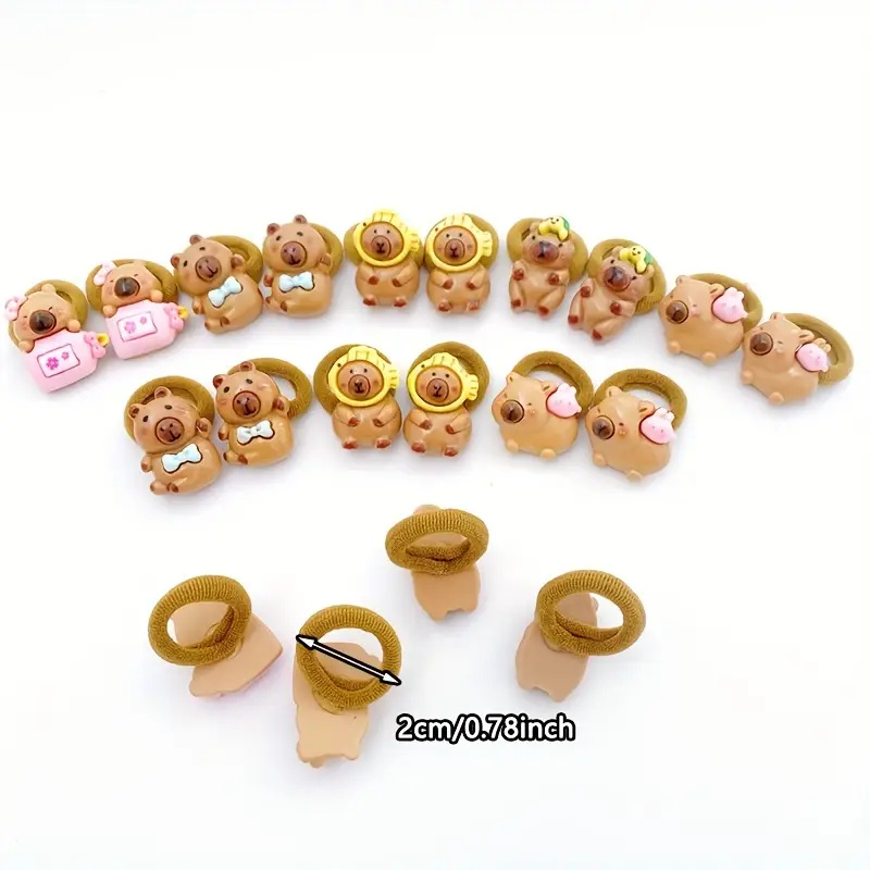 10Pcs Cute Cartoon Capybara Ha - đánh giá và giá Resin Art For Kids