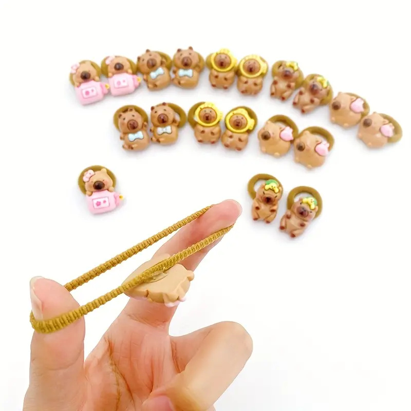 10Pcs Cute Cartoon Capybara Ha - đánh giá và giá Resin Art For Kids