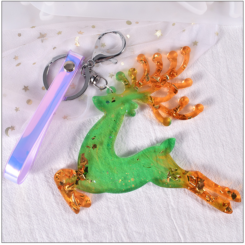 Christmas Elk Shaped Silicone  - đánh giá và giá Resin Art Template
