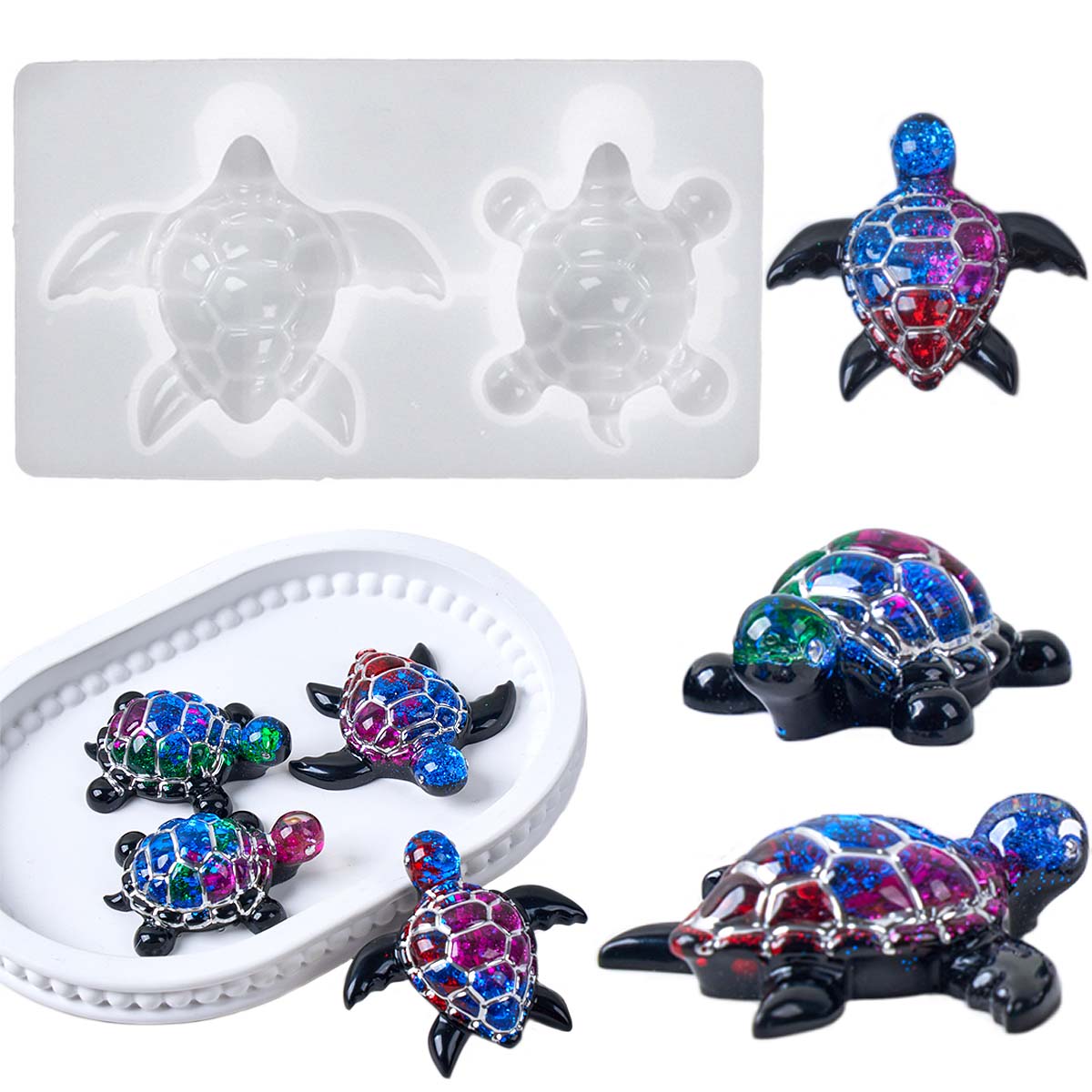 3D Sea Turtle Keychain Silicon - đánh giá và giá Resin Art Mould