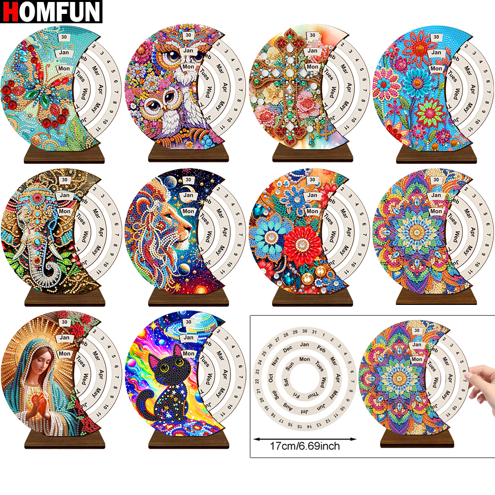 HOMFUN Diamond Painting Perpet - đánh giá và giá Resin Art With Wood