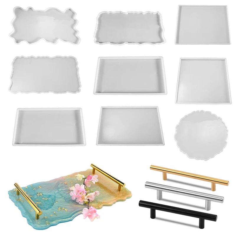Tray Epoxy Resin Silicone Mold - đánh giá và giá Resin Art Mould