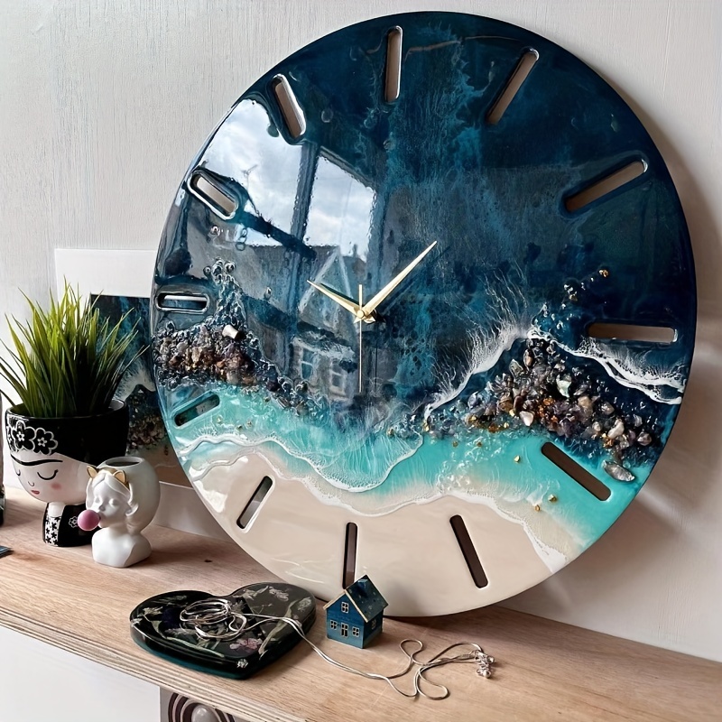 DIY clock molds, large clock r - đánh giá và giá Resin Art Clock