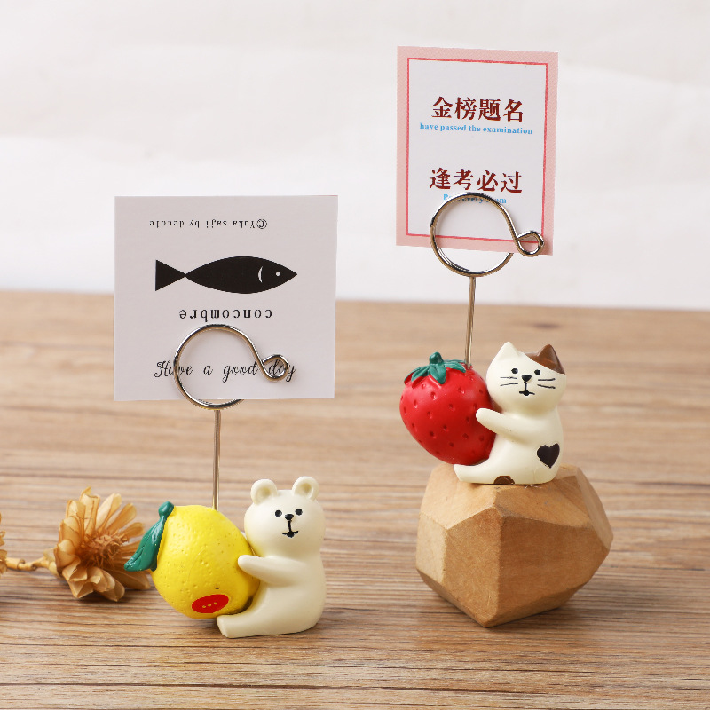 Animal Cartoon Photo Clip Base - đánh giá và giá Resin Art Name