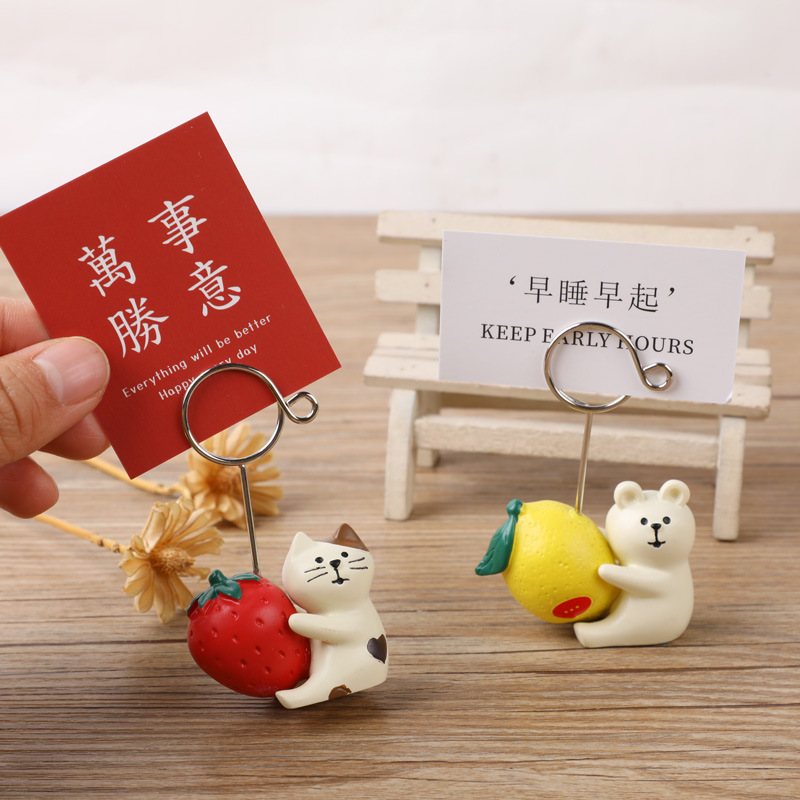 Animal Cartoon Photo Clip Base - đánh giá và giá Resin Art Name