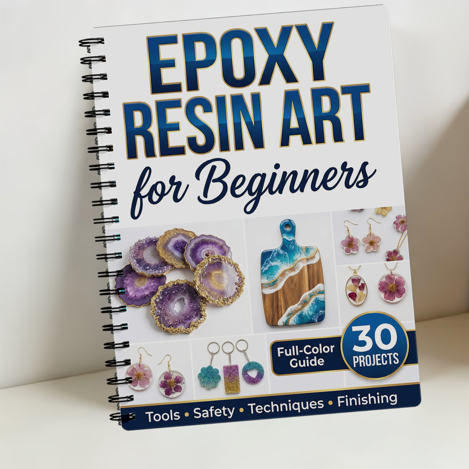 Epoxy Resin Art Book Guide Lea - đánh giá và giá Resin Art Guide Free