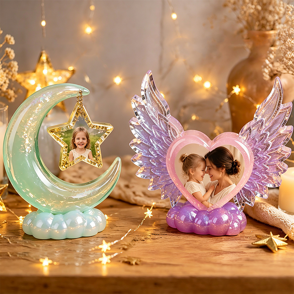 S0308 Heart Shaped Photo Frame - đánh giá và giá Resin Art Frame