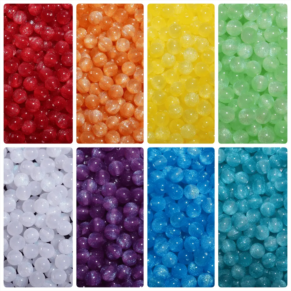 50Pcs 8mm Shiny Starry Sky Res - đánh giá và giá Resin Art Glitter
