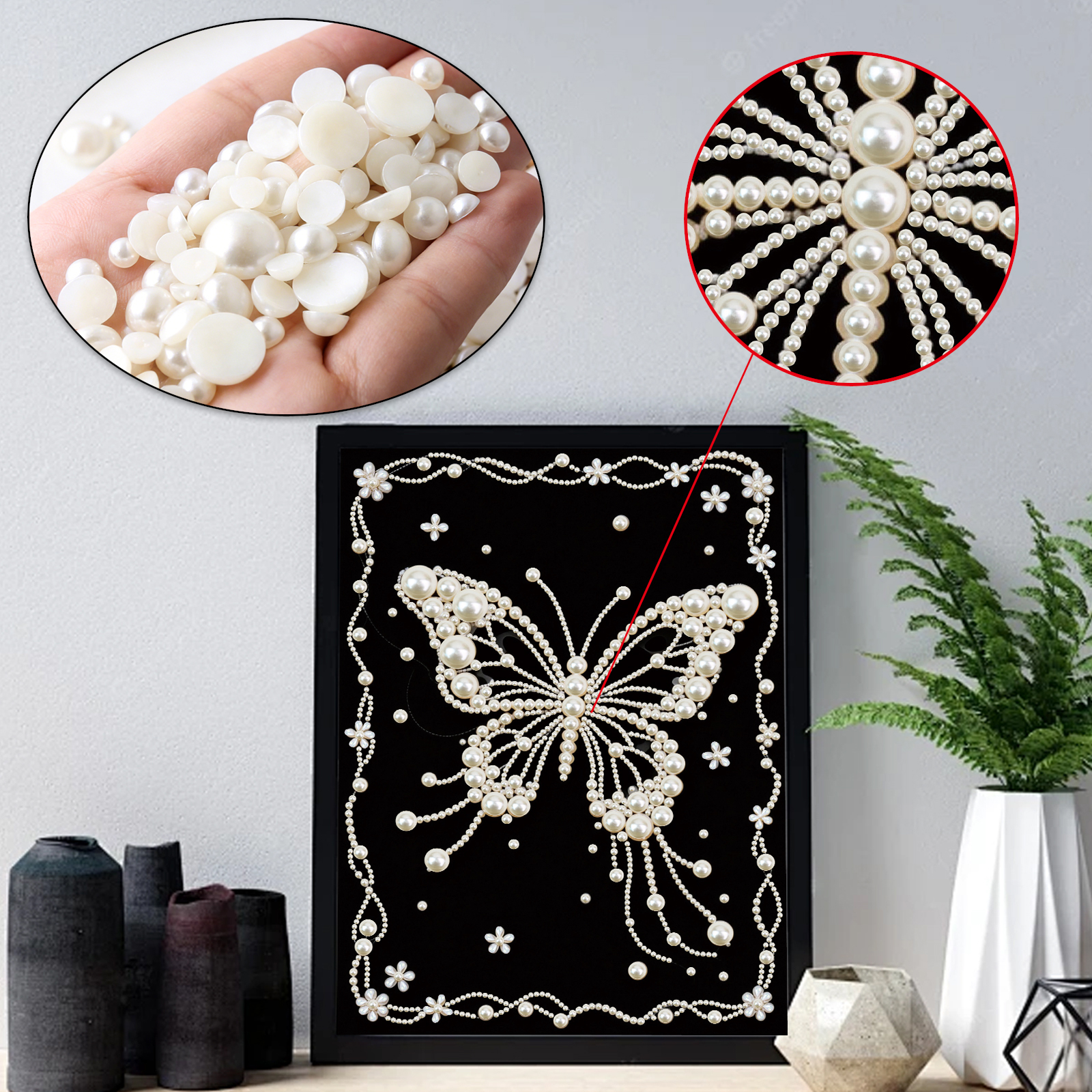 DIY Pearl Painting Art Kits fo - đánh giá và giá Resin Art Frame