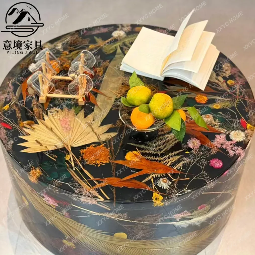 LLight luxury high-end sense r - đánh giá và giá Resin Art Coffee Table
