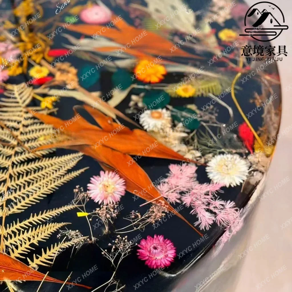 LLight luxury high-end sense r - đánh giá và giá Resin Art Coffee Table