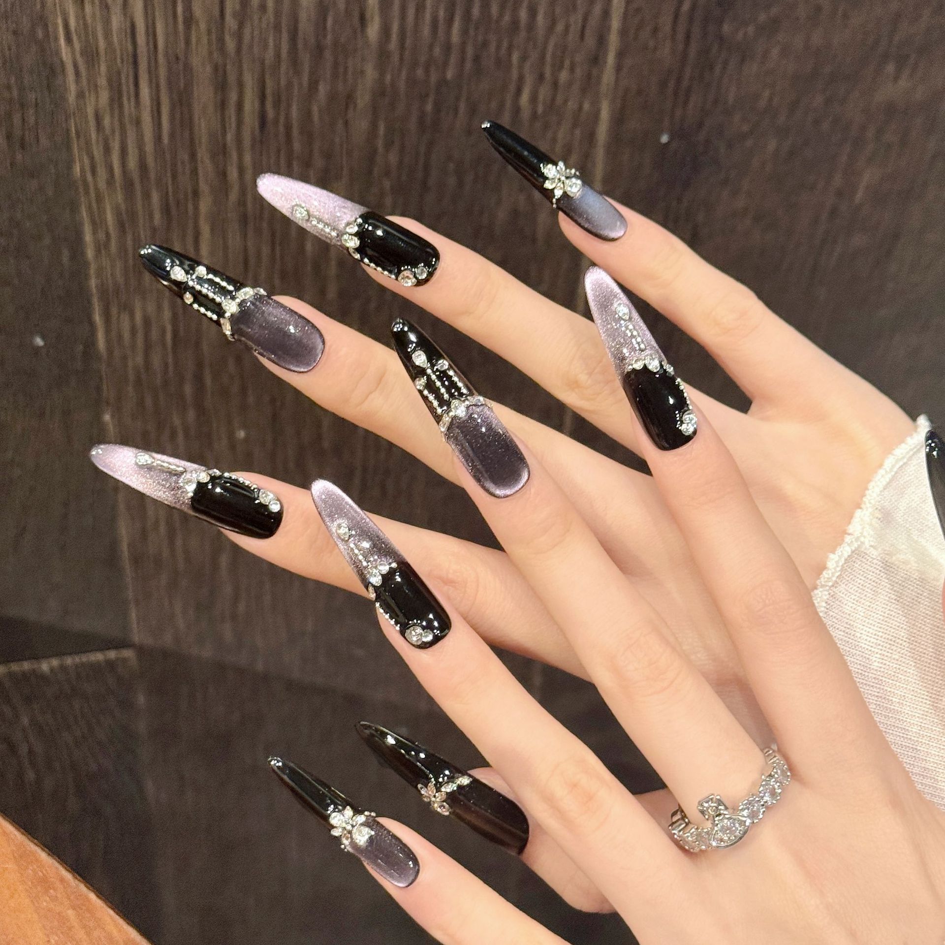 10pcs Black Purple French Styl - đánh giá và giá Resin Art Glitter