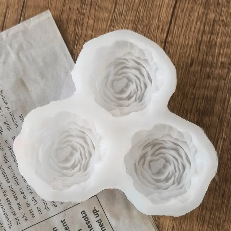 Peony Flower Candle Silicone M - đánh giá và giá Resin Art Mould