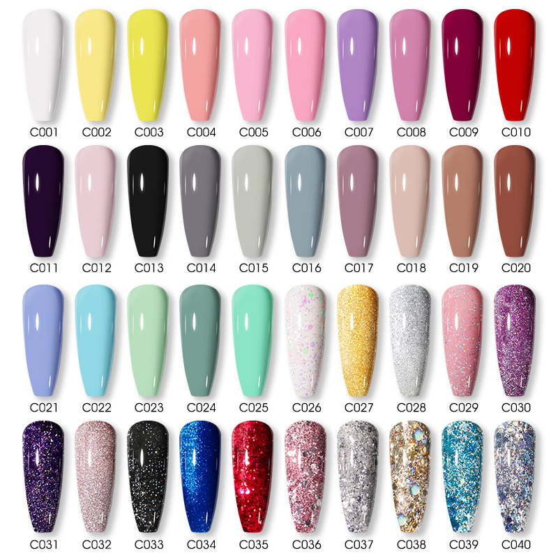 ROSALIND 15ML Glitter Nail Gel - đánh giá và giá Resin Art Varnish