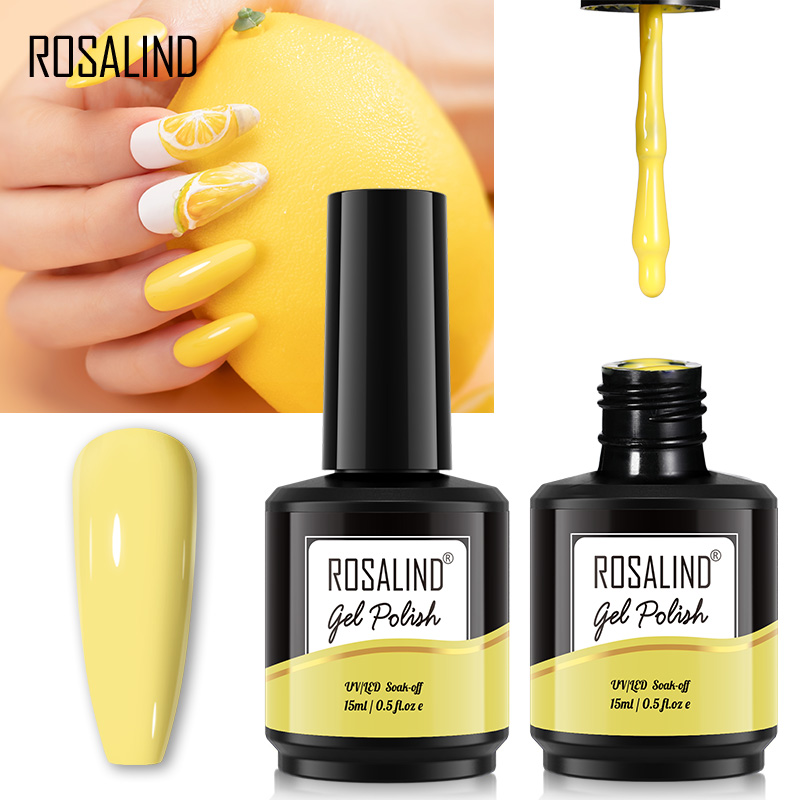 ROSALIND 15ML Glitter Nail Gel - đánh giá và giá Resin Art Varnish